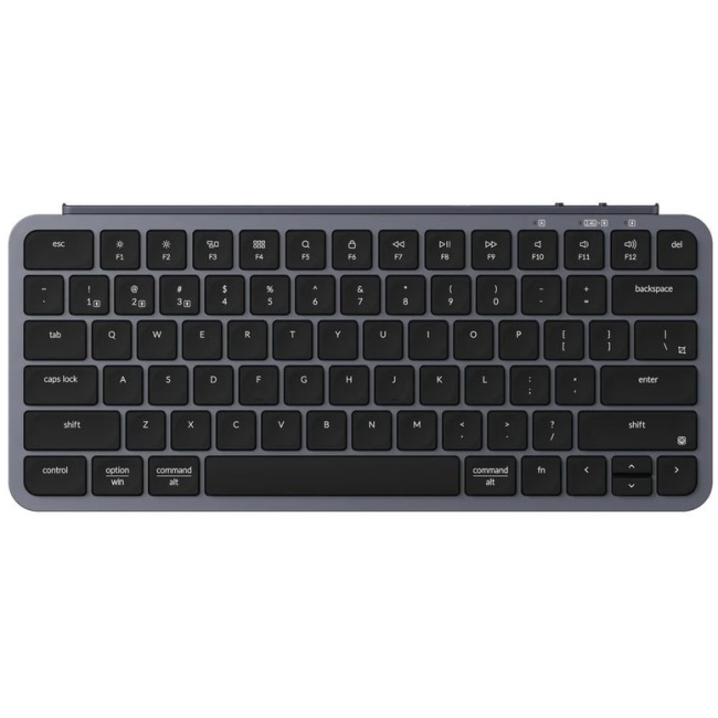Keychron B1 Pro (B1P-K1) Ultraslim Mini Wireless BT Keyboard ZMK Online customize Gray 75% US Lay