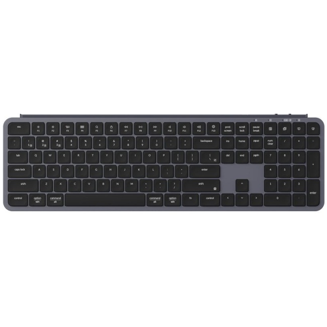 Keychron B6 Pro (B6P-K1) Ultraslim Wireless BT Keyboard ZMK Online customization - Gray 100% US Lay