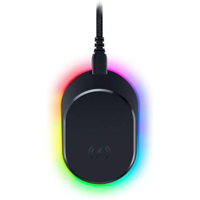 Razer MOUSE DOCK PRO - 4K Polling Rate - Magnetic Wireless Charging - Anti-Slip Base - Chroma RGB - Image 4
