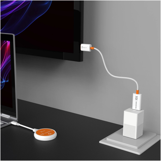 j5create Screencast Wireless Display Extender USB-C to HDMI Transmitter/Receiver 1080p JVAW62 - Image 4
