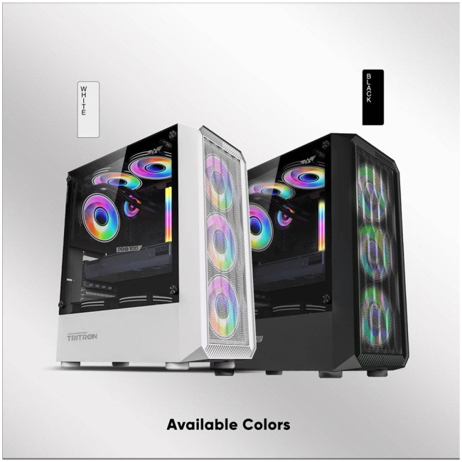 Armaggeddon Gaming Case ATX 4xARGB TRITRON PRO 100 Black - Image 12