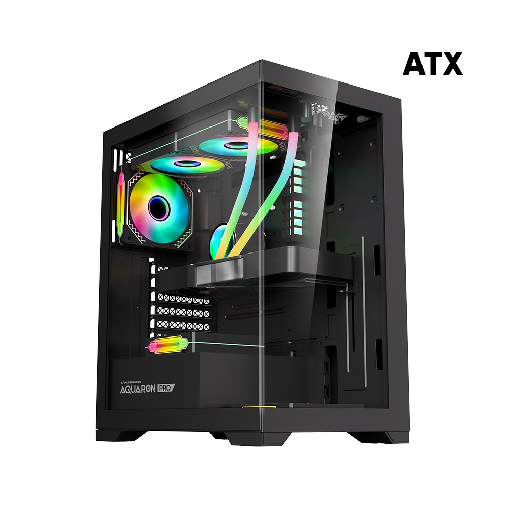 Armaggeddon Gaming Case ATX AQUARON PRO Black - nxt.cy | Smartphones ...