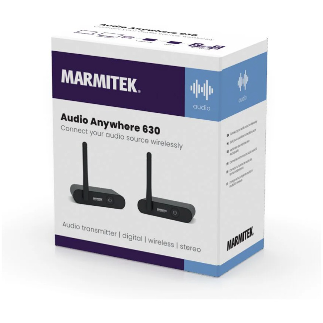 Marmitek Wireless Audio Receiver & Transmitter Set Audio Anywhere 630 - Image 4