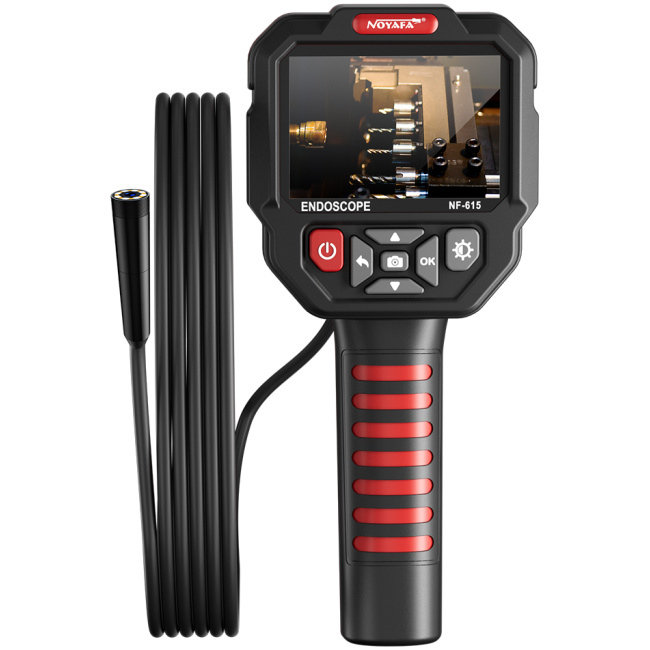 Noyafa Endoscope Camera with 3.5-inch IPS Screen, 1080P Resolution, IP67 Waterproof Lens & 10m Flexible Cable NF-615