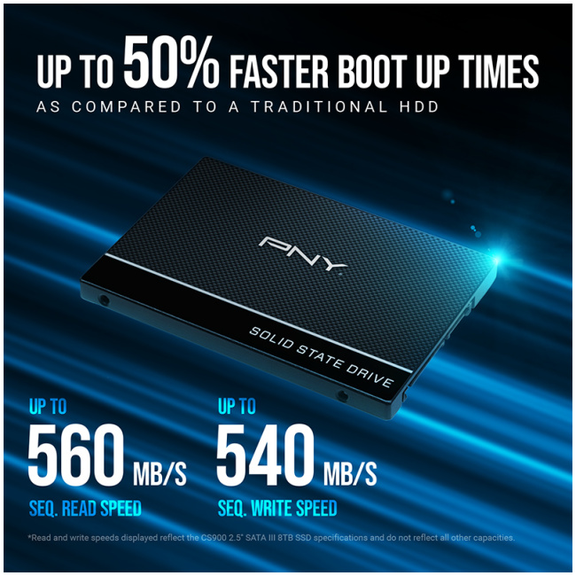 PNY SSD SATA III 1TB CS900 - Image 3