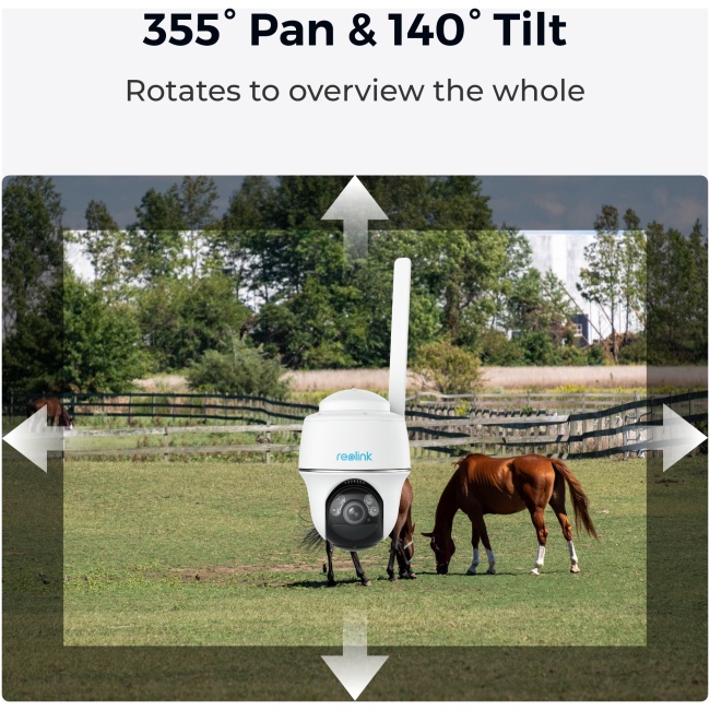 Reolink BP4G G430 5MP PTZ (GO PT Plus) Outdoor Battery Camera Bundle Includes Solar Panel + 32GB SD - Image 4