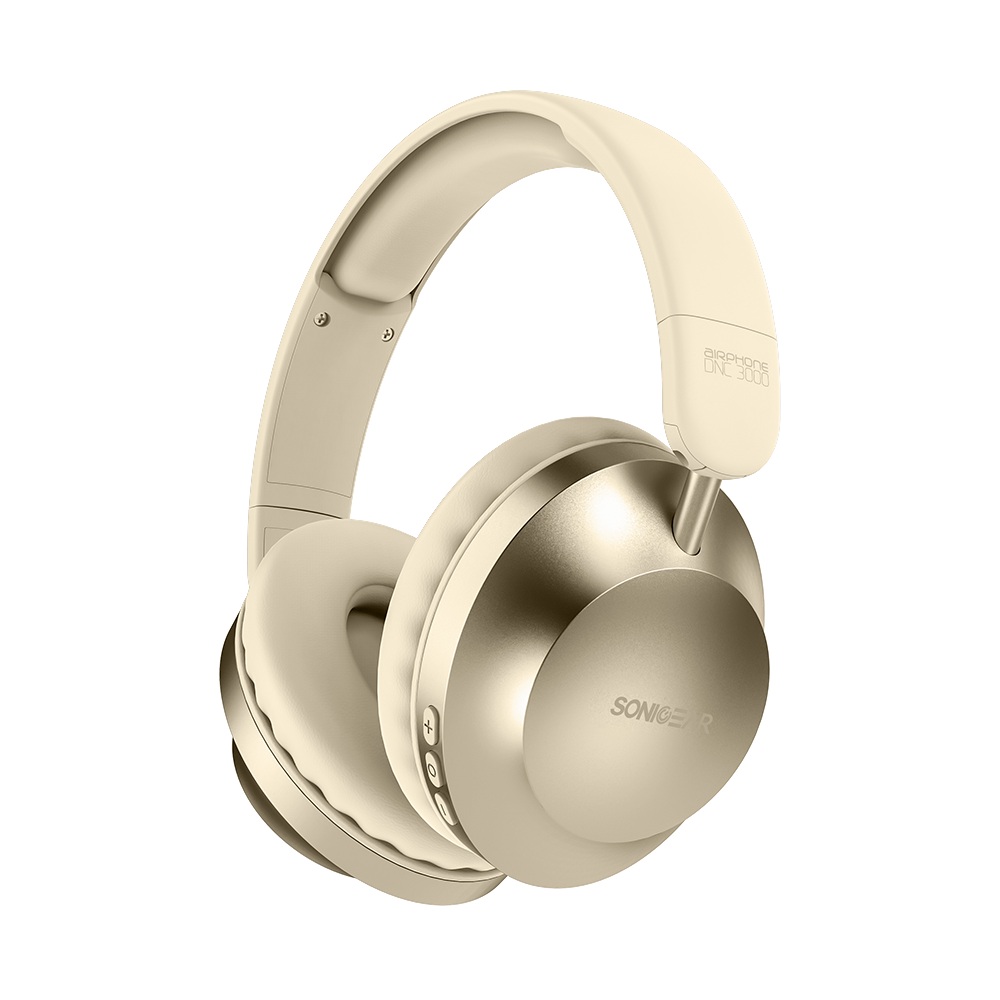 SonicGear Headphones Bluetooth AIRPHONE DNC3000 Champagne Gold SonicGear Headphones Bluetooth AIRPHONE DNC3000 Champagne Gold - Image 1