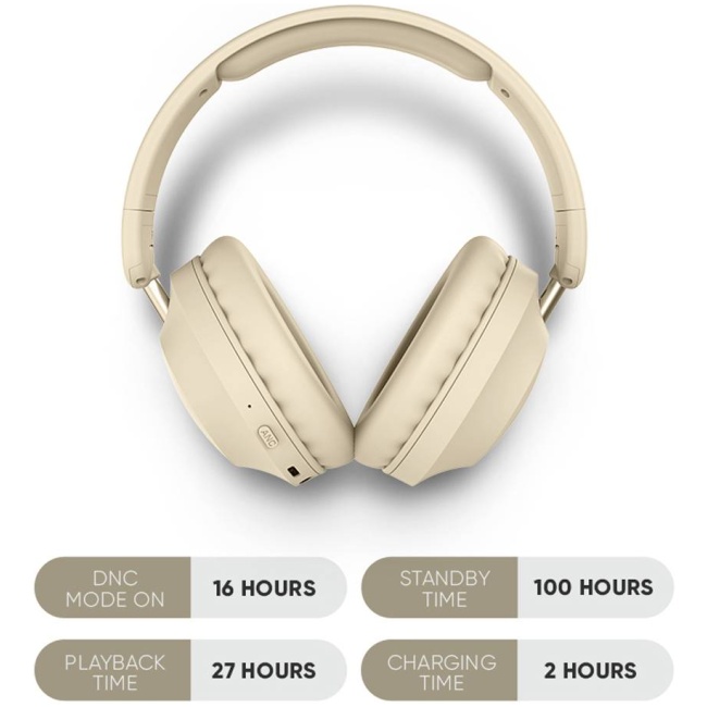 SonicGear Headphones Bluetooth AIRPHONE DNC3000 Platinum Silver - Image 4