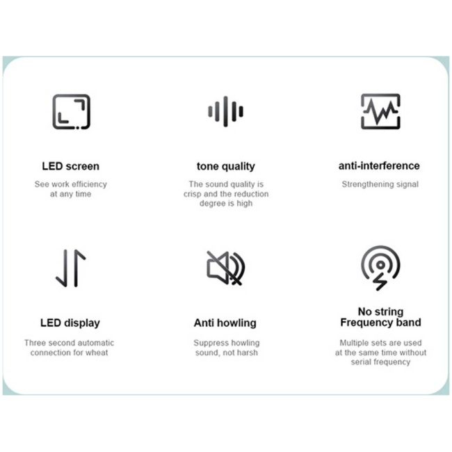 SonicGear Microphone Wireless 2xHandsets WM 3000UL DUAL Palladium - Image 3