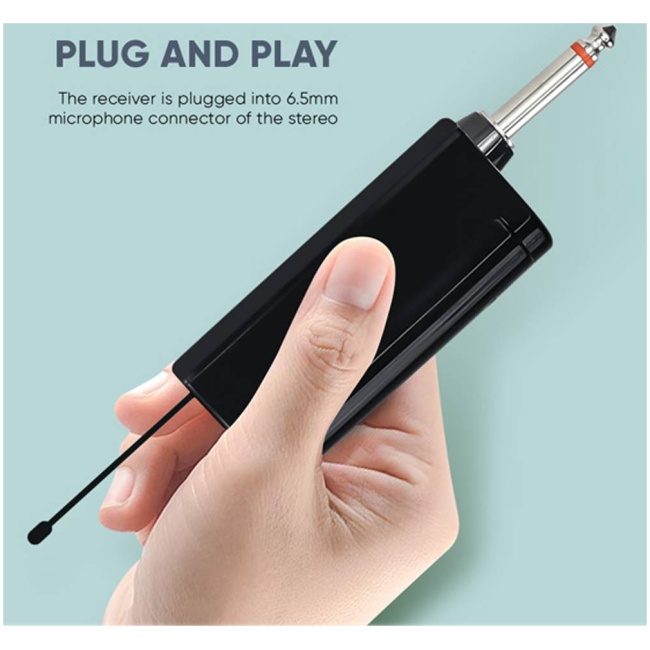 SonicGear Microphone Wireless 2xHandsets WM 3000UL DUAL Palladium - Image 4