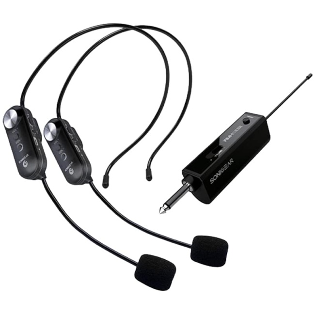 SonicGear Microphone Wireless 2xHeadsets WMH 100 UL DUAL