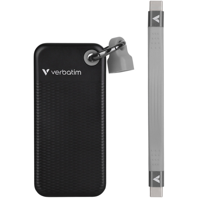 Verbatim SSD Portable POCKET KEYRING 3.2 Gen2 1TB Black/Grey - Image 3
