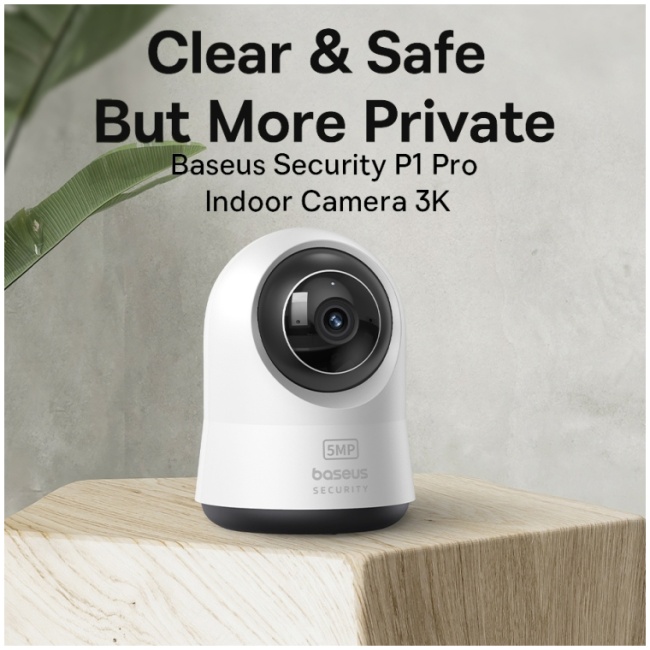 Baseus Security P1 Pro Indoor Camera 3K White EU - Image 2