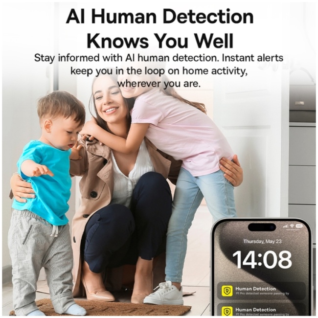 Baseus Security P1 Pro Indoor Camera 3K White EU - Image 9