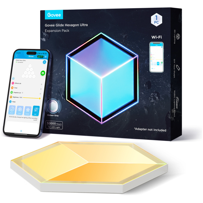 Govee Gaming Wall Glide Hexa Ultra Light Panels 1pcs (EU)