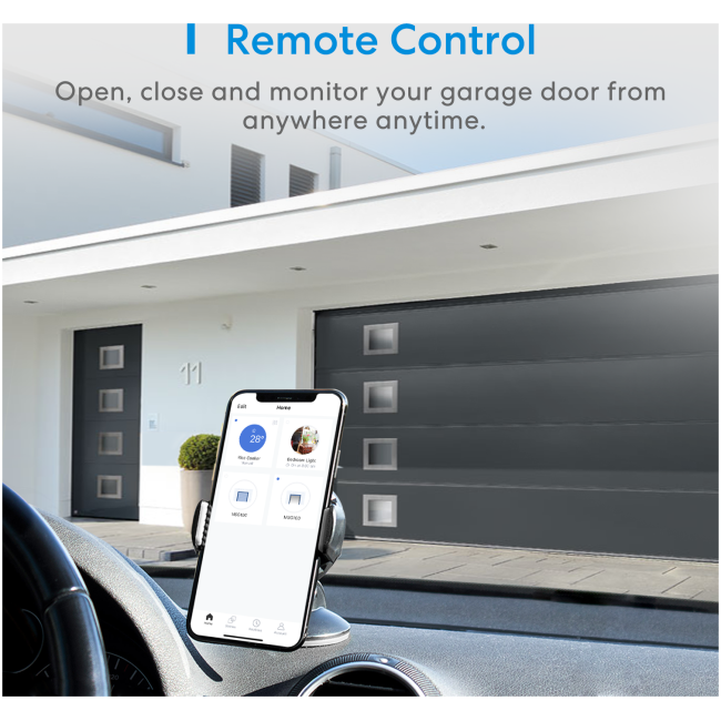 Meross Homekit Smart Wi-Fi Garage Door Opener MSG100HK-UK - Image 2