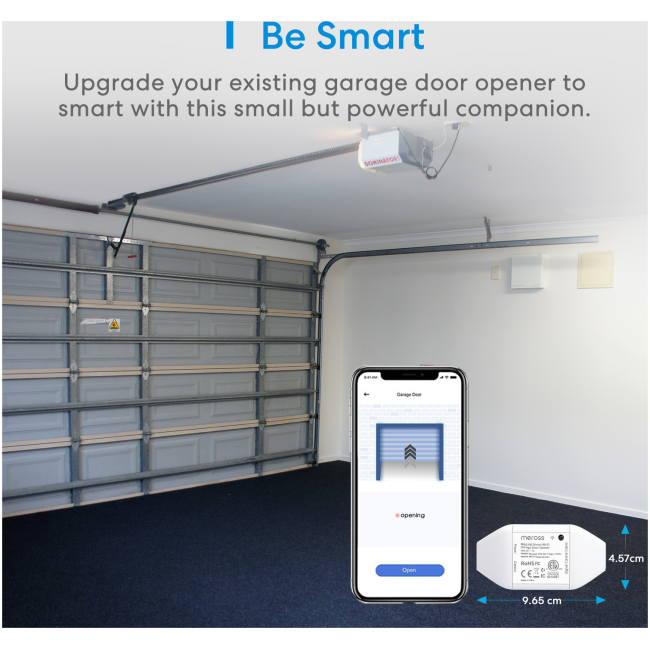 Meross Homekit Smart Wi-Fi Garage Door Opener MSG100HK-UK - Image 4