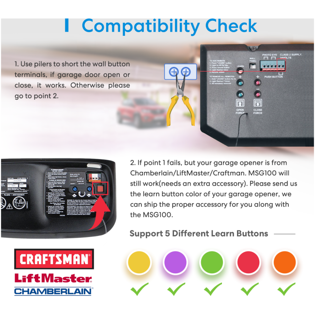 Meross Homekit Smart Wi-Fi Garage Door Opener MSG100HK-UK - Image 7