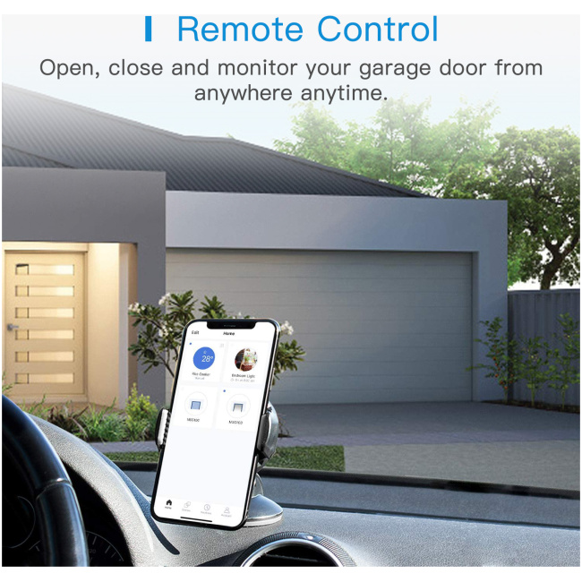Meross Homekit Smart Wi-Fi Garage Door Opener Up To 3 Garage Doors MSG200HK-EU - Image 5