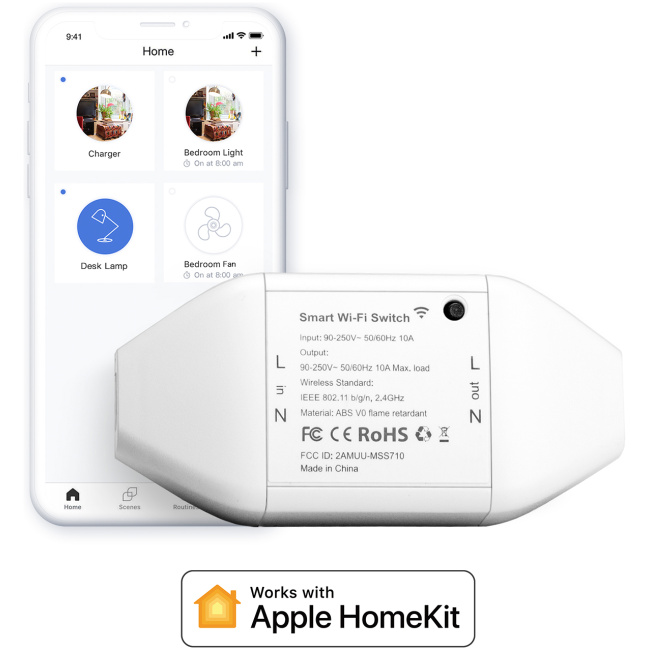 Meross Homekit Smart Wi-Fi Switch 10A MSS710HK-UN