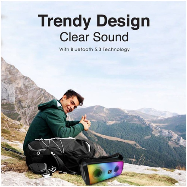 SonicGear SONICGO!3 RGB Portable Bluetooth Speaker with FM Radio & USB - Image 9