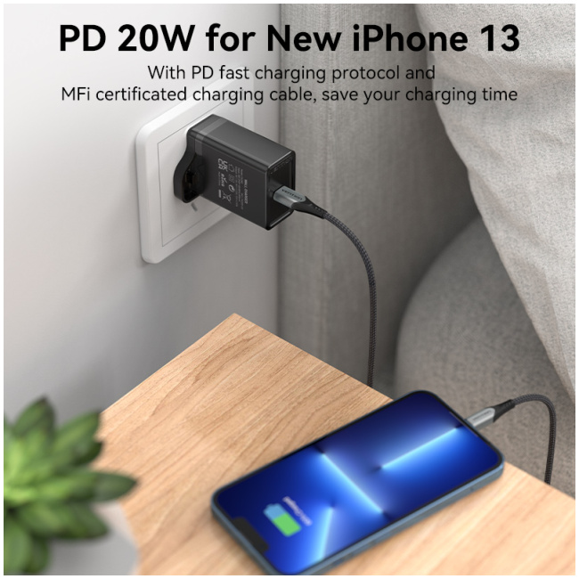 Vention Charger Wall 20W 1xUSBC Black FADB0-UK - Image 13