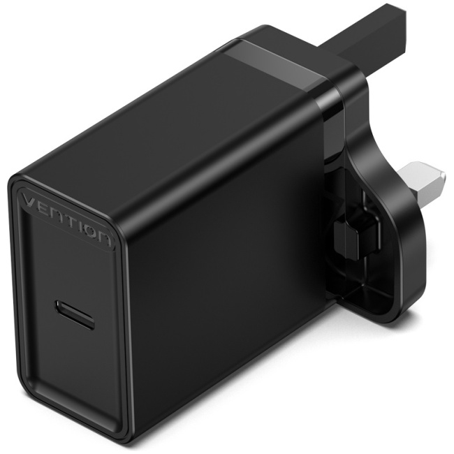 Vention Charger Wall 20W 1xUSBC Black FADB0-UK