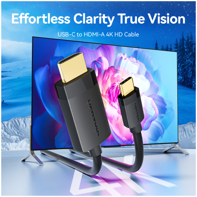 Vention Converter USB-C to HDMI Cable 4K60Hz 1.5m CRIBG - Image 13