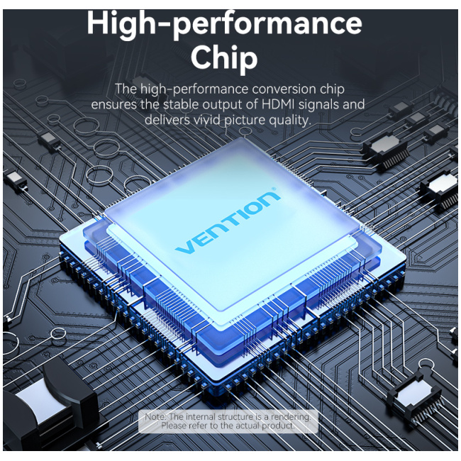 Vention DisplayPort to HDMI Cable 4K30Hz 1.0m PVC HFOBF - Image 9