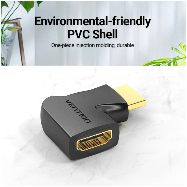Vention HDMI Adaptor Male to Female 270 Degree Vertical Flat 4K60Hz AIQB0 - Image 10