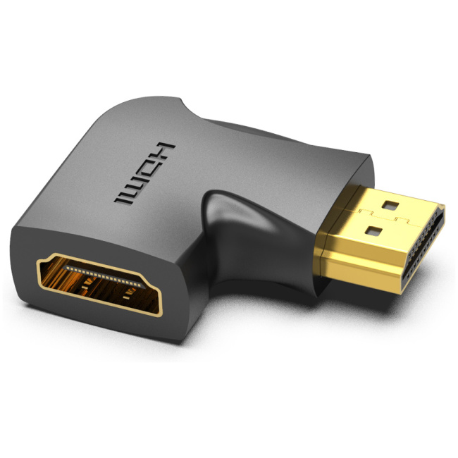 Vention HDMI Adaptor Male to Female 90 Degree Vertical Flat 4K60Hz AIPB0