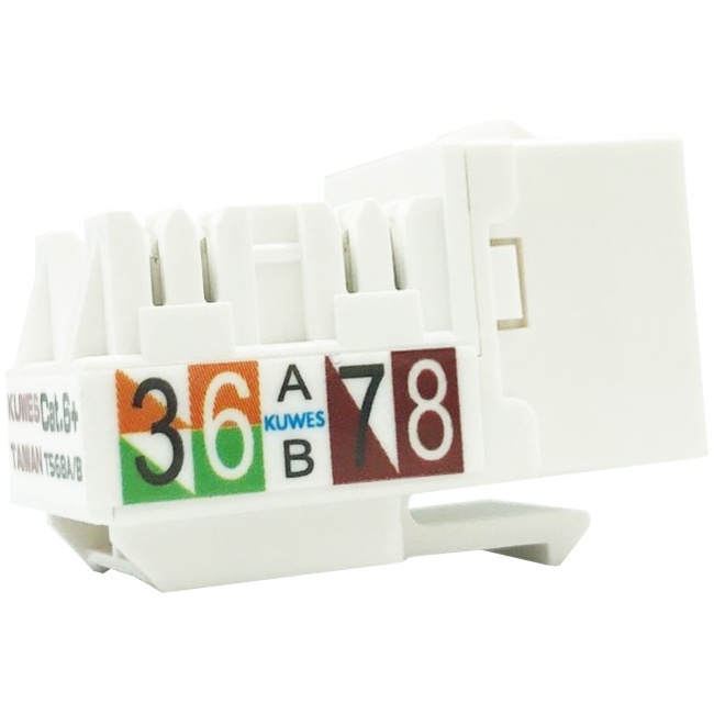 Kuwes Keystone Jack CAT6 UTP for Snap-In Patch Panel - Image 2