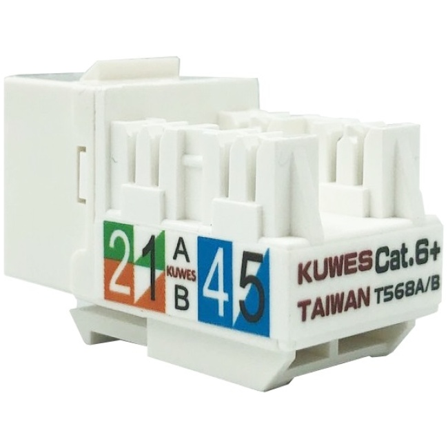 Kuwes Keystone Jack CAT6 UTP for Snap-In Patch Panel - Image 3