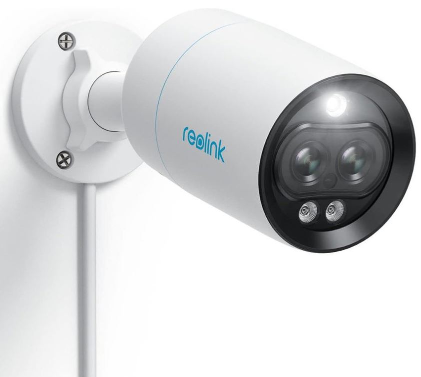 Reolink RLC-81MA (P330M) 8MP POE IP Bullet Spotlight Camera Dual Wide Angle & Telephoto Lens Reolink RLC-81MA (P330M) 8MP POE IP Bullet Spotlight Camera Dual Wide Angle & Telephoto Lens - Image 1