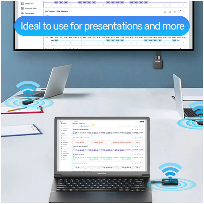 Unitek V1184A Wireless USB-C to HDMI Extender Kit Up to 50m - Image 7