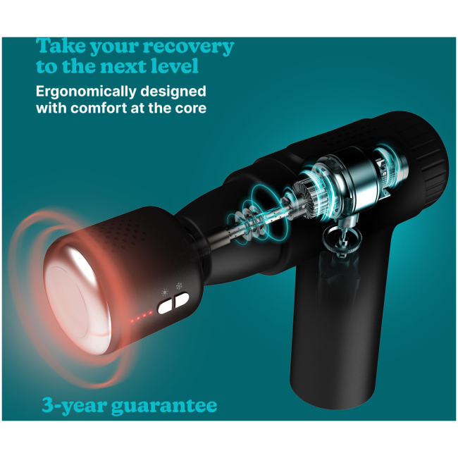 HoMedics Massage Gun Hot & Cold NOVO PGM-43HC Black - Image 8