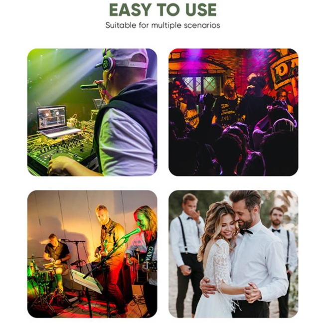 SonicGear Microphone Wireless 2xHandsets WM 3000UL DUAL Obsidian - Image 4