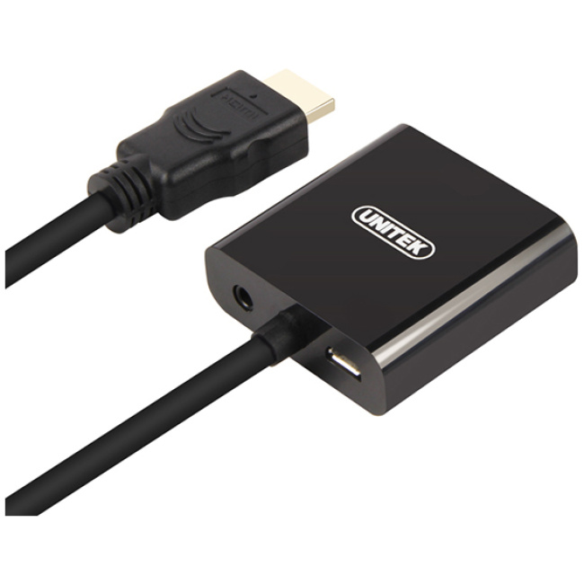 Unitek Y-6333 HDMI to VGA+Audio Converter with Power Port - Image 2
