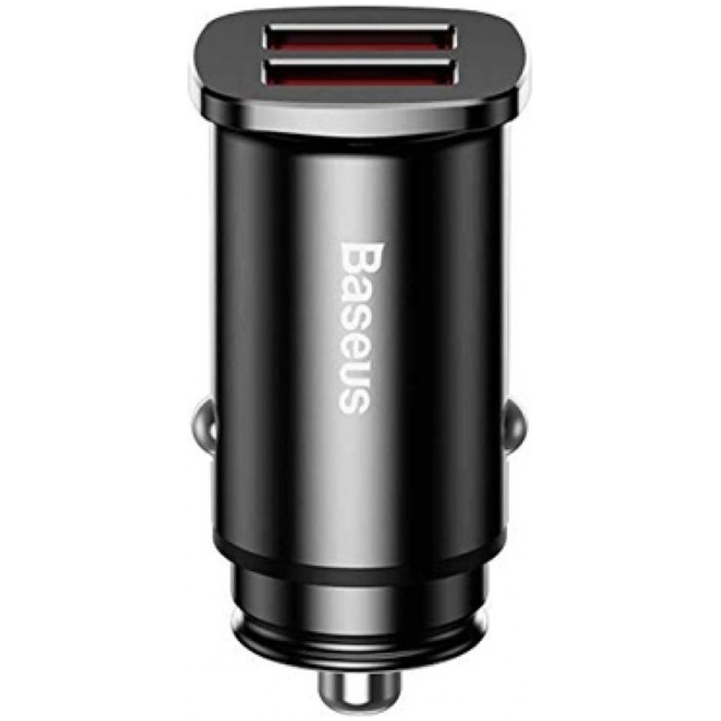 Baseus CCALL-DS01 Sq Metal Dual QC3.0 30W Car Charger