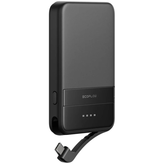 EcoFlow RAPID Magnetic Wireless Qi2 PowerBank 5000mAh (Black)
