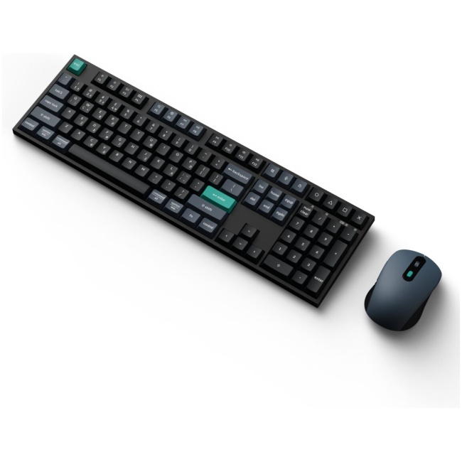 Keychron B36 Combo (KCBD2-GR) Wireless Keyboard and Mouse 100% GR Layout Black-Green - Image 2
