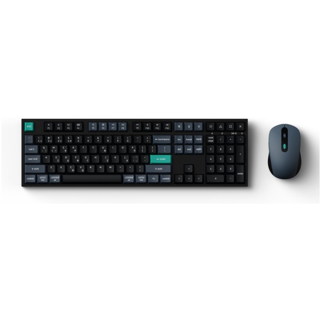 Keychron B36 Combo (KCBD2-GR) Wireless Keyboard and Mouse 100% GR Layout Black-Green