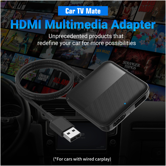 MINIX CAR Wired to Wireless CarPlay/Android Auto/HDMI-IN USB Media Hub CA361 Plus - Image 15