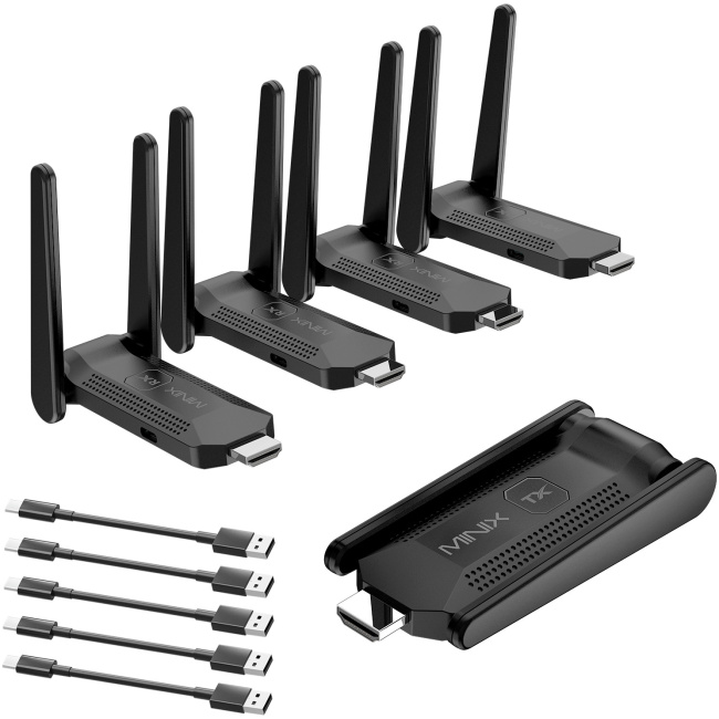 MINIX NEO B14 Wireless Display Adapter HDMI to Quad HDMI Displays 1080p 50m - Image 2