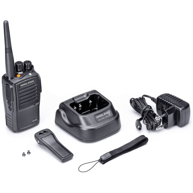 Midland G15 Pro NC (Noise Cancellation) PMR Radio IP67 Waterproof Rugged Aluminium, Long Battery Life & PC Programmable (single) - Image 4