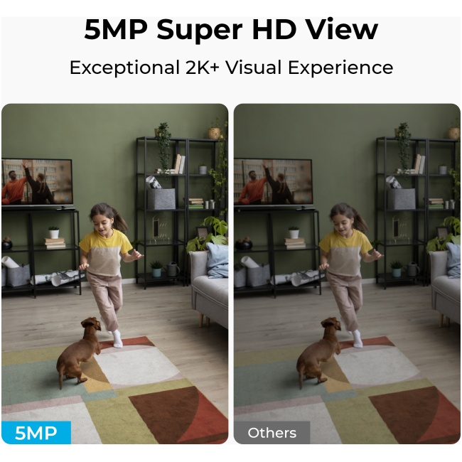 Reolink WIFI Indoor PTZ Camera 5MP E331 White - Image 2