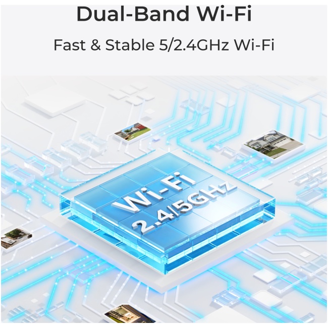 Reolink WIFI Indoor PTZ Camera 5MP E331 White - Image 7