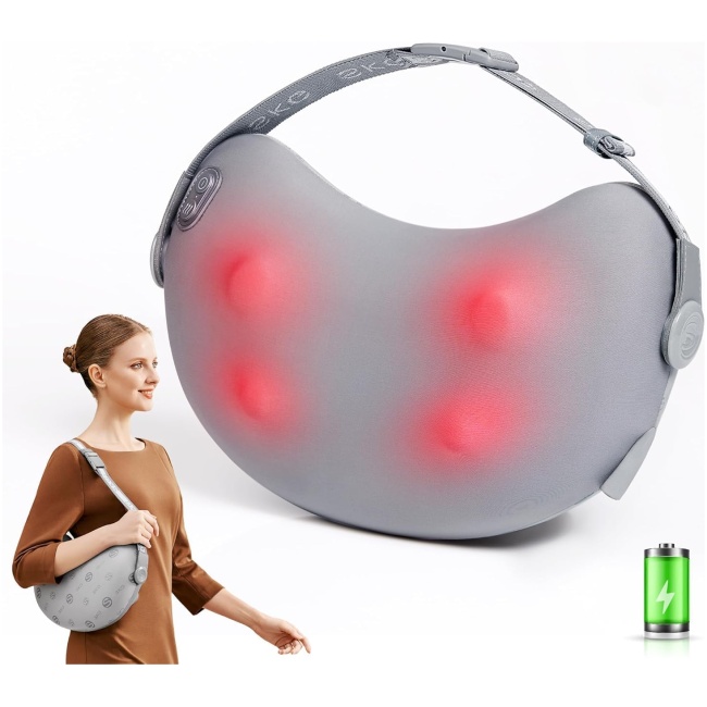 SKG Back-Waist-Neck Wireless Massager with Heat T1-2 Pro