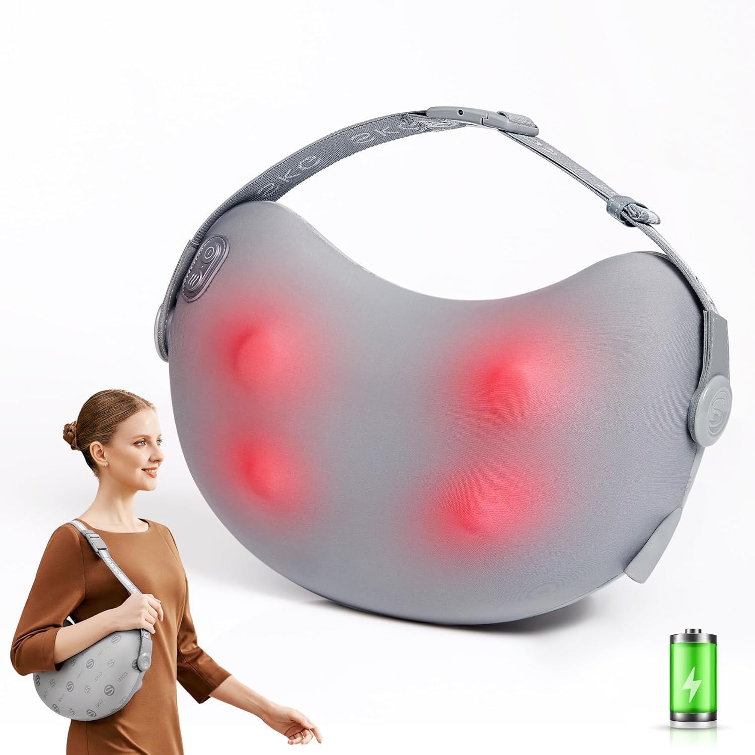 SKG Back-Waist-Neck Wireless Massager with Heat T1-2 Pro SKG Back-Waist-Neck Wireless Massager with Heat T1-2 Pro - Image 1