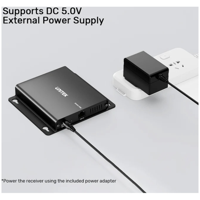 Unitek USB Extender over Ethernet 150m 4Port Hub 5V2A PSU U1222ABK - Image 7